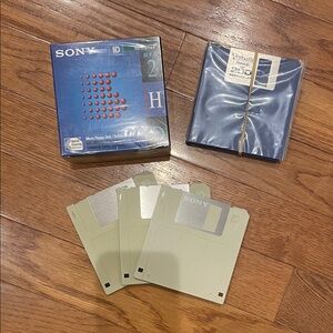 Sony and Verbatim Floppy Disks